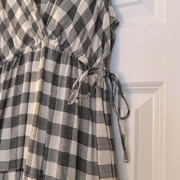 Max Studio Women's Checkered Maxi Dress Size Extra Small - Picture 3 of 6